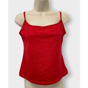 Womens Nike M Tank Top Dri-Fit Red Sport Athletic Gym Exercise